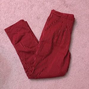 Urban Renewal Red Striped Pants